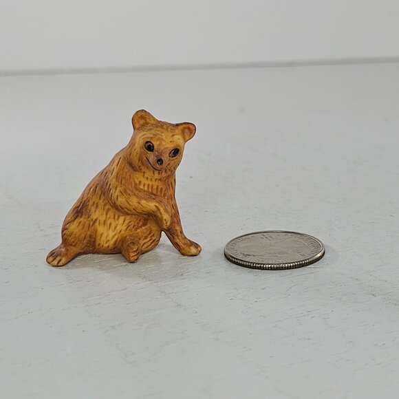 Freeman McFarlin George Good Miniature Brown Bear Figurine - Picture 6 of 8